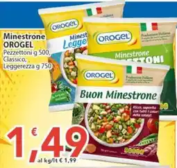 Sidis Minestrone OROGEL offerta