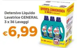 Tocal Detersivo liquido lavatrice General offerta