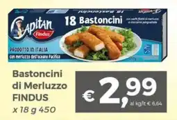 Tocal Bastoncini di Merluzzo Findus offerta
