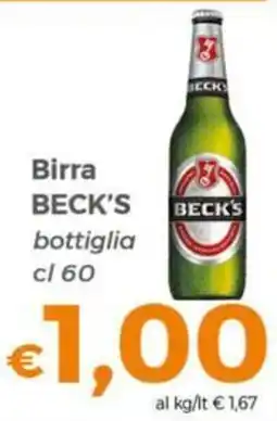 Tocal Birra BECK'S offerta