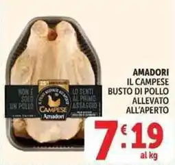 Deco Supermercati Il campese busto di pollo allevato all'aperto offerta