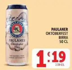 Deco Supermercati Paulaner Oktoberfest Birra offerta