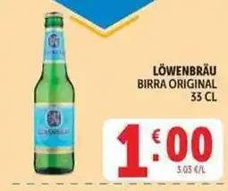 Deco Supermercati Löwenbräu birra originale offerta