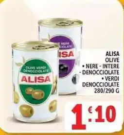 Deco Supermercati Alisa olive offerta