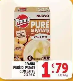 Deco Supermercati Pfanni pure di patate con latte offerta