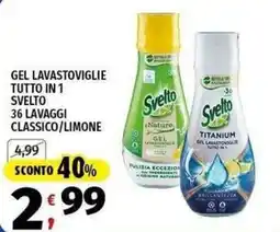 Vivo Supermercati Gel lavastoviglie Svelto offerta