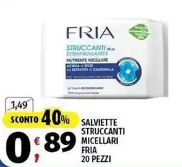 Vivo Supermercati Salviette struccanti micellari Fria offerta