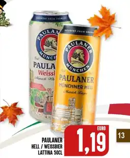 Al Discount Paulaner Hell / Weissbier offerta