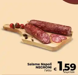 Ipercoop Radenza Salame Napoli Negroni offerta