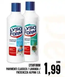 Al Discount Lysoform pavimenti classico offerta