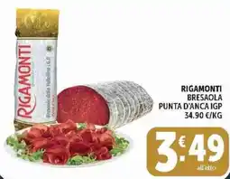 Deco Supermercati Rigamonti bresaola punta d'anca igp offerta