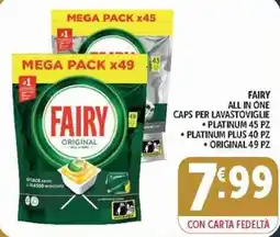 Deco Supermercati Fairy caps per lavastoviglie offerta
