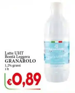 D'Italy Latte UHT Bontà Leggera Granarolo offerta