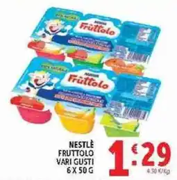 Deco Supermercati Nestlé Fruttolo vari gusti offerta