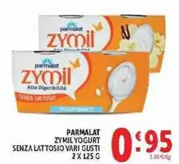 Deco Supermercati Parmalat Zymil Yogurt Senza Lattosio offerta