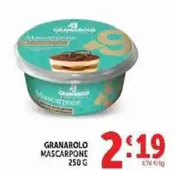 Deco Supermercati Granarolo Mascarpone offerta