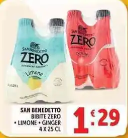 Deco Supermercati San Benedetto Bibite Zero offerta