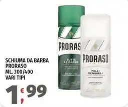 Vivo Supermercati Schiuma da barba Proraso offerta