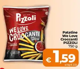 Ipercoop Radenza Patatine We Love Croccanti Pizzoli offerta