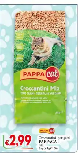 D'Italy Croccantini per gatti PAPPACAT mix offerta