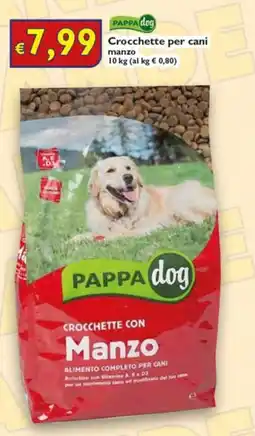D'Italy Pappa dog Crocchette con Manzo offerta