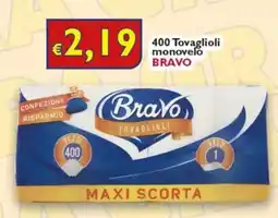 D'Italy Tovaglioli Bravo offerta