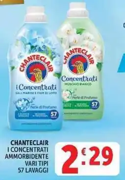 Deco Supermercati Chanteclair i concentrati ammorbidente offerta