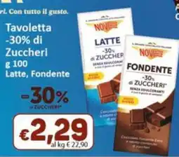 Sidis Tavoletta Novi Latte offerta