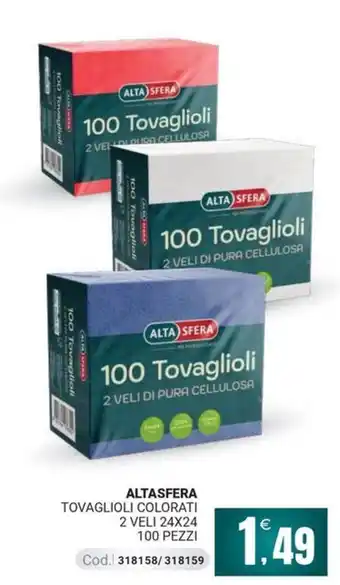 Alta Sfera tovaglioli colorati