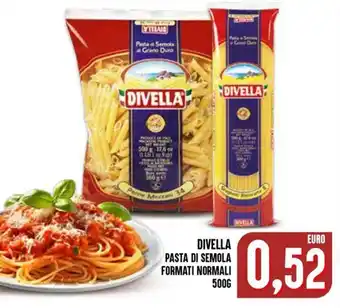 Al Discount Divella pasta di semola formati normali offerta