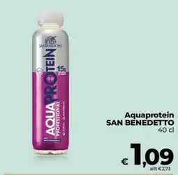 Ipercoop Radenza Aquaprotein San Benedetto offerta
