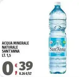 Vivo Supermercati Acqua minerale naturale Sant'Anna offerta