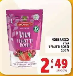 Deco Supermercati Noberasco Viva I Frutti Rossi offerta