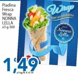 Sidis Piadina Fresca Wrap Nonna Lella offerta