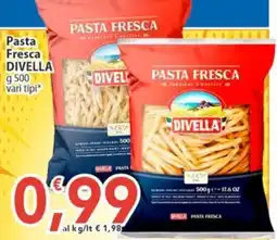 Sidis Pasta Fresca Divella offerta