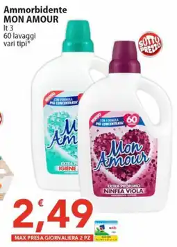 Sidis Ammorbidente Mon Amour offerta