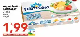 Sidis Yogurt Frutta Parmalat offerta