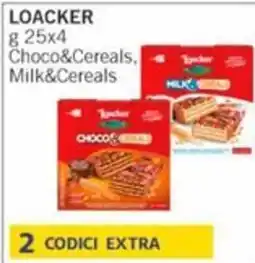 Sidis Loacker Choco&Cereals, Milk&Cereals offerta