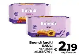 Ipercoop Radenza Buondì farciti BAULI offerta