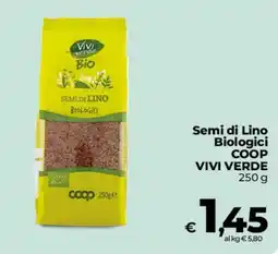 Ipercoop Radenza Semi di Lino Biologici Vivi Verde offerta