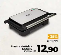 Ipercoop Radenza Piastra elettrica Snacky offerta