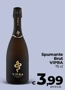 Ipercoop Radenza Spumante Brut VIPRA offerta