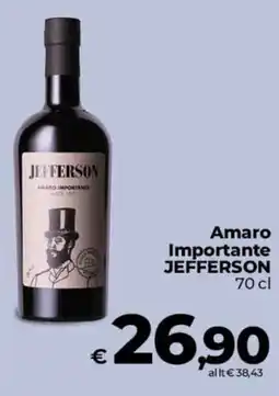 Ipercoop Radenza Amaro Importante JEFFERSON offerta