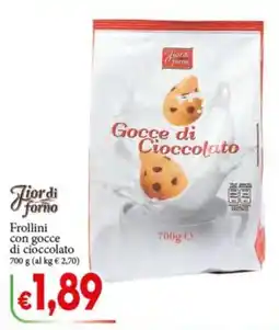 D'Italy Frollini con gocce di cioccolato offerta