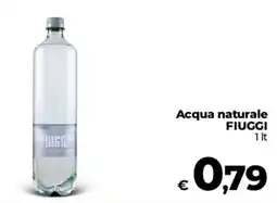 Ipercoop Radenza Acqua naturale FIUGGI offerta