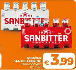 Ipercoop Radenza Sanbitter San Pellegrino Bianco/Rosso offerta
