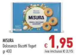Cash & Carry Grossy Misura Dolcesenza Biscotti Yogurt offerta