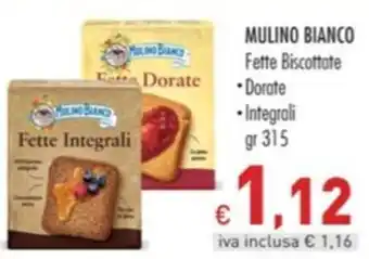 Mulino Bianco Fette Biscottate