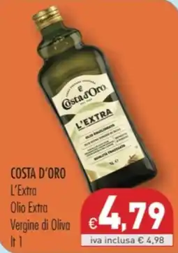 Cash & Carry Grossy Costa d'Oro L'Extra Olio Extra Vergine di Oliva offerta