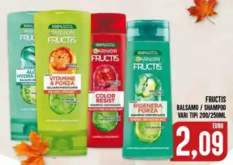 Al Discount Fructis balsamo / shampoo offerta